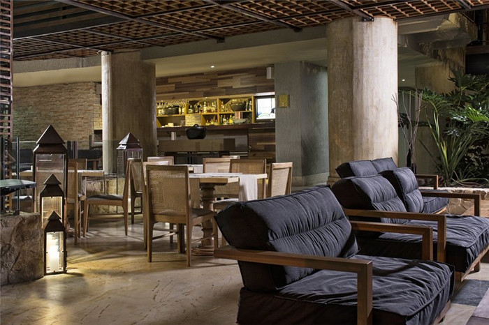 酒店局部餐飲區(qū)域，餐廳實(shí)景圖