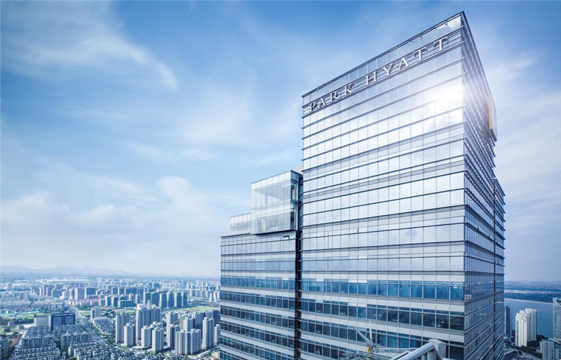 杭州柏悅精品酒店設(shè)計案例：酒店建筑外觀