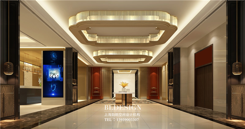 鄭州CBD大河錦悅四星級酒店大堂改造設(shè)計(jì)案例
