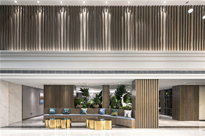 專業(yè)酒店改造設(shè)計(jì)公司推薦廣州欣凱輝悅酒店大堂設(shè)計(jì)圖