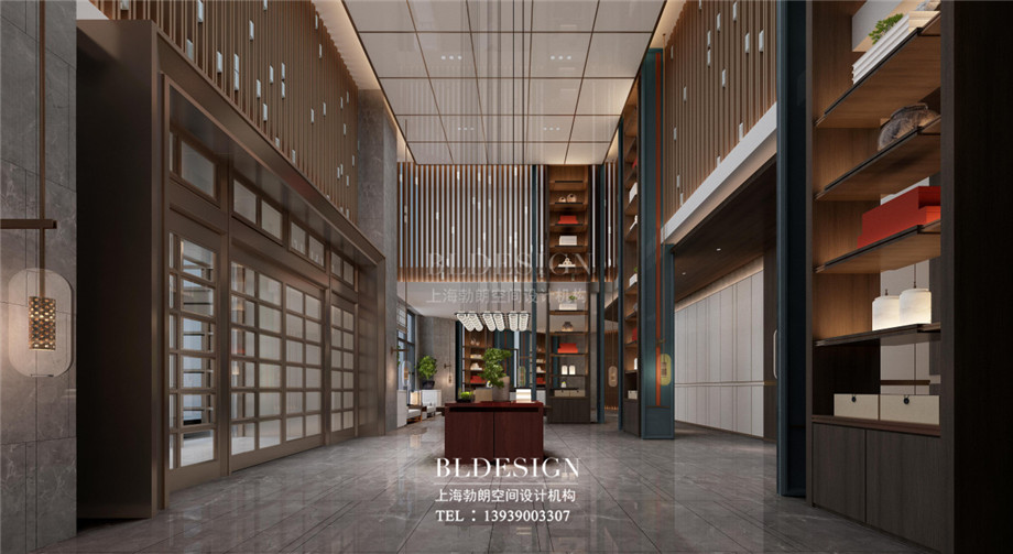 新鄉(xiāng)五星級酒店設(shè)計-桃李春風(fēng)大酒店大廳設(shè)計方案
