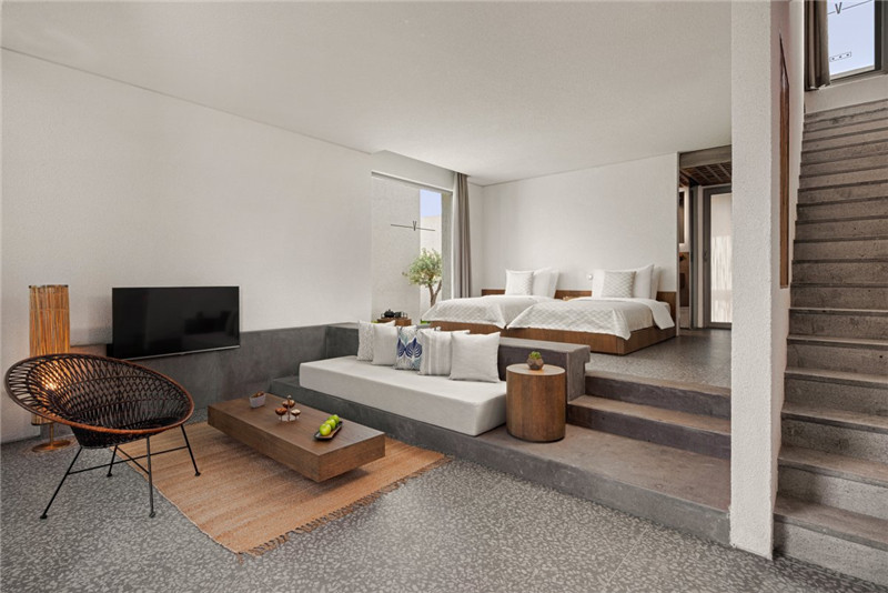 雙床房設計-Voyage Torba Hotel  土耳其小鎮(zhèn)度假精品酒店設計