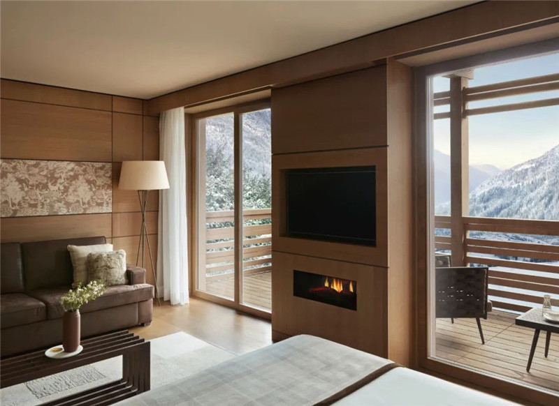 酒店客房設(shè)計-當(dāng)代奢華風(fēng)Lefay Resort＆SPA Dolomiti設(shè)計賞析