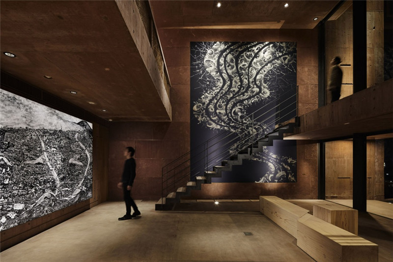 酒店大廳設(shè)計(jì)-融入當(dāng)?shù)靥厣腉alleria Midobaru溫泉酒店設(shè)計(jì)