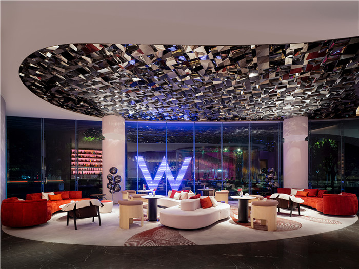 高端、時尚、年輕、藝術為主題的浙江W酒店設計賞析