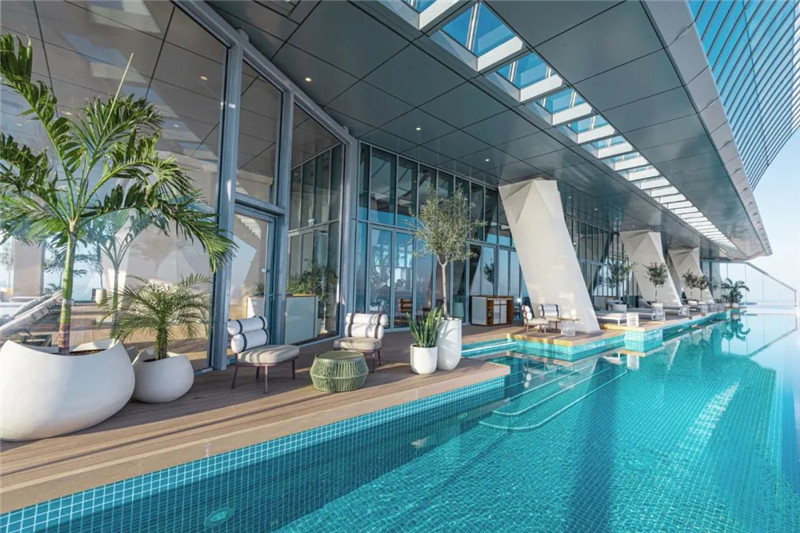 迪拜棕櫚塔AURA SKYPOOL度假酒店設(shè)計(jì)賞析