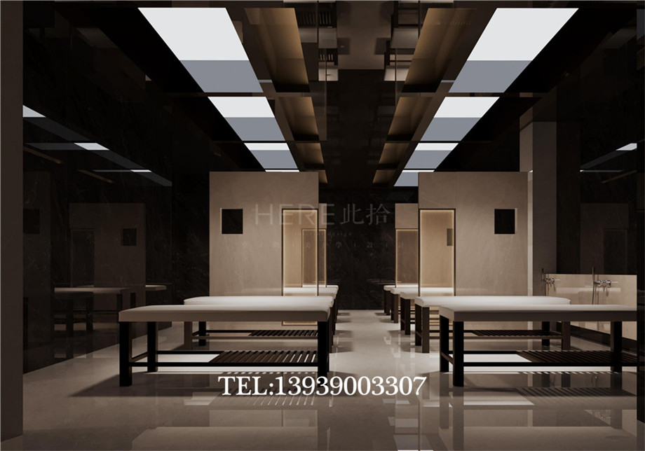 邯鄲青沐湯泉足浴會所裝修設(shè)計(jì)效果圖