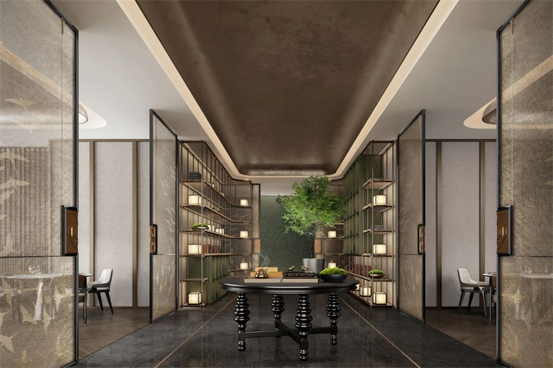 西安JW萬豪新中式唐風(fēng)酒店設(shè)計(jì)案例